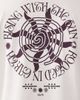4505 4505 Curve heavyweight cotton oversized t-shirt with sun back print in vintage white - 3