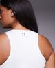 4505 4505 Curve Icon active racer back tank top with inner bra and removable padding in white - 1