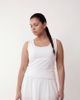 4505 4505 Curve Icon active slightly cropped tank top in white - 1