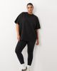 4505 4505 Curve Icon heavyweight cotton oversized t-shirt with quick dry finish in washed black - 1
