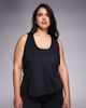 4505 4505 Curve Icon light weight chuck on quick dry performance tank top in black - 1