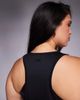 4505 4505 Curve Icon light weight chuck on quick dry performance tank top in black - 4