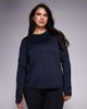 4505 4505 Curve Icon long sleeve quick dry running top in navy - 1