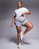 4505 4505 Curve Icon performance sweat shorts in gray heather - 3