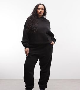 4505 4505 Curve Icon Rest Day heavyweight 440gsm cotton cuffed sweatpants in washed black