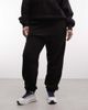 4505 4505 Curve Icon Rest Day heavyweight 440gsm cotton cuffed sweatpants in washed black - 4