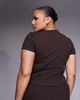 4505 4505 Curve Icon soft touch studio baby T-shirt in chocolate-Brown - 3