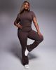 4505 4505 Curve Icon soft touch studio baby T-shirt in plum chocolate-Brown - 2