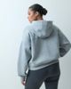 4505 4505 Curve performance boxy cocoon fit zip up hoodie in gray heather - 4