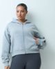 4505 4505 Curve performance sculpted boxy fit zip up hoodie in gray heather - 1