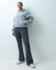4505 4505 Curve performance sculpted boxy fit zip up hoodie in gray heather - 3