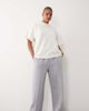4505 4505 Curve performance wide leg sweatpants with pintuck detail in gray heather - 1
