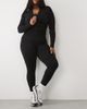 4505 4505 Curve sculpting seamless high waist gym leggings in black - 2