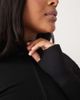 4505 4505 Curve sculpting seamless zip up long sleeve top in black - 2