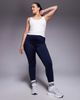 4505 4505 Curve smooth seamless v neck tank top with shelf bra in parchment-White - 2