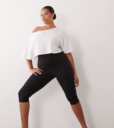 4505 4505 Curve soft touch yoga capri leggings in black