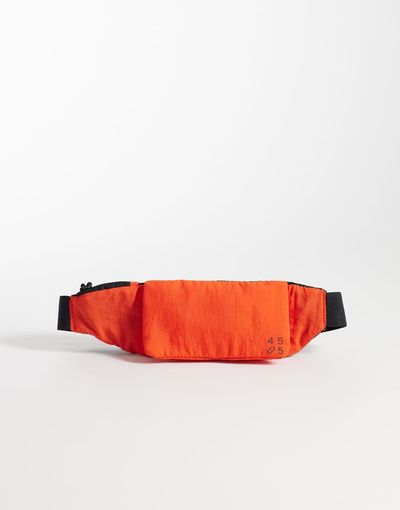 4505 4505 elasticated adjustable run belt with woven flap and key pocket in tomato red