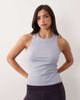 4505 4505 engineered rib knit gym tank top in dolphin blue - 1