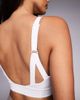4505 4505 Fuller bust Icon active medium support sports bra with removable padding and adjustable straps in white - 4