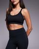 4505 4505 Fuller bust seamless sculpting medium support sports bra in black - 1