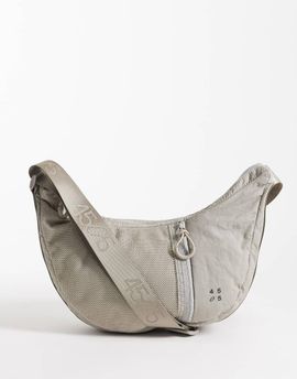4505 4505 gym crossbody sling bag with utility mesh pocket in greige-Neutral