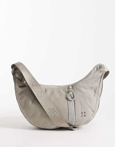 4505 4505 gym crossbody sling bag with utility mesh pocket in greige-Neutral