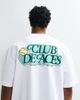 4505 4505 heavyweight cotton oversized T-shirt with chest print and quick dry finish in white - 2