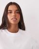 4505 4505 heavyweight cotton oversized t-shirt with retro back print in white - 2