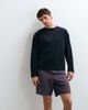 4505 4505 heavyweight cotton shrunken boxy fit long sleeve t-shirt with quick dry finish in black - 1