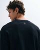 4505 4505 heavyweight cotton shrunken boxy fit long sleeve t-shirt with quick dry finish in black - 2
