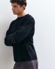 4505 4505 heavyweight cotton shrunken boxy fit long sleeve t-shirt with quick dry finish in black - 4