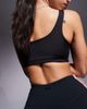4505 4505 Hourglass Icon soft touch high waist slim kick yoga leggings in black - 2