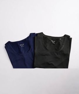 4505 4505 Icon 2-pack quick dry mesh training T-shirts in navy and khaki-Multi