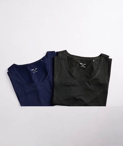 4505 4505 Icon 2-pack quick dry mesh training T-shirts in navy and khaki-Multi