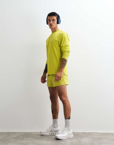 4505 4505 Icon 3 inch quick dry running shorts with back phone pocket in apple green