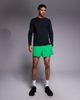 4505 4505 Icon 3 inch quick dry running shorts with back phone pocket in neon green - 2