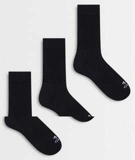 4505 4505 Icon 3 pack quick dry cotton sport crew socks in-Black