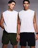 4505 4505 Icon 5 inch quick dry training shorts with zip pockets 2 pack in black and khaki-Multi - 1