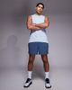 4505 4505 Icon 5 inch quick dry training shorts with zip pockets in chalk blue - 1