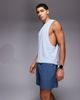 4505 4505 Icon 5 inch quick dry training shorts with zip pockets in chalk blue - 2
