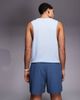 4505 4505 Icon 5 inch quick dry training shorts with zip pockets in chalk blue - 3