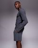 4505 4505 Icon 5 inch quick dry training shorts with zip pockets in charcoal-Gray - 3
