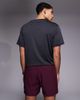 4505 4505 Icon 5 inch quick dry training shorts with zip pockets in dark burgundy-Red - 3