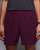 4505 4505 Icon 5 inch quick dry training shorts with zip pockets in dark burgundy-Red - 4