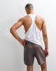 4505 4505 Icon 7 inch quick dry training cargo shorts with zip pockets in taupe brown - 3