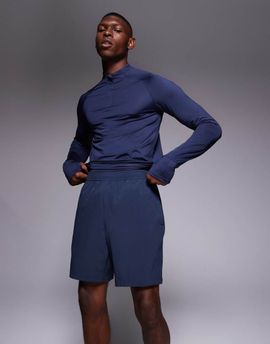 4505 4505 Icon 7 inch quick dry training shorts with zip pockets in deep navy