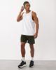 4505 4505 Icon 7 inch quick dry training shorts with zip pockets in olive green - 2