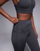 4505 4505 Icon active booty sculpt high waist gym leggings with inner pocket in smoke gray - 2