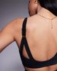 4505 4505 Icon active medium support sports bra with removable padding and adjustable straps in black - 2