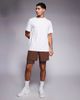 4505 4505 Icon active quick dry base layer training half tights with phone pocket in brown - 1